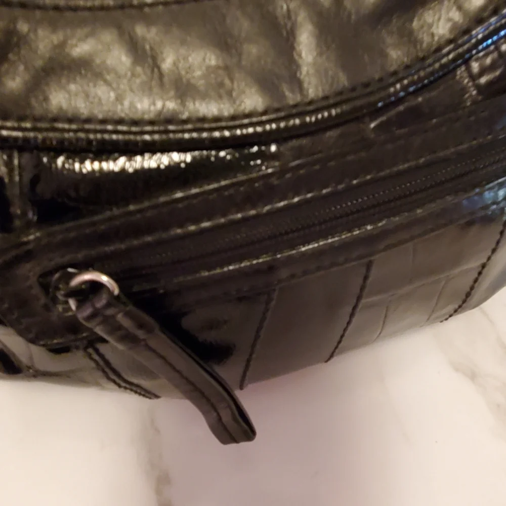 Black Brighton Crossbody Bag